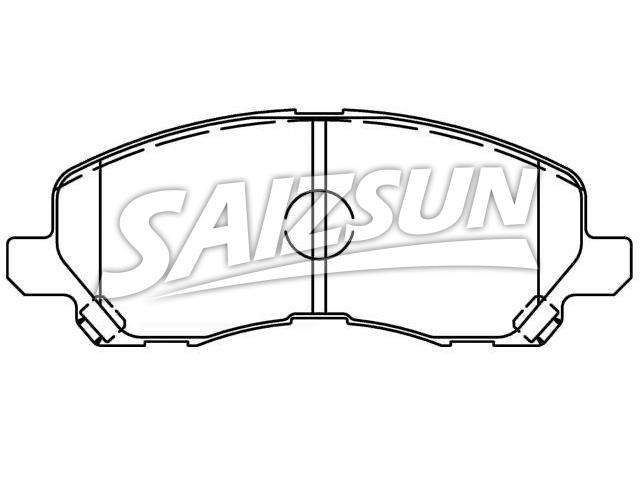 刹车片 Brake Pad Set:MN102618