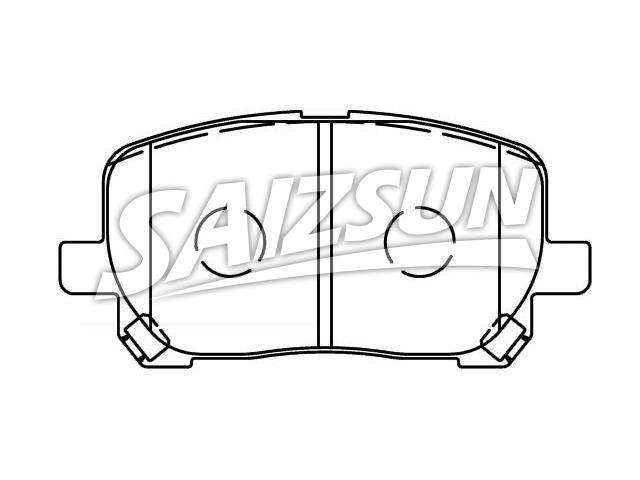 刹车片 Brake Pad Set:04465-44090