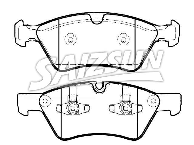 刹车片 Brake Pad Set:164 420 08 20