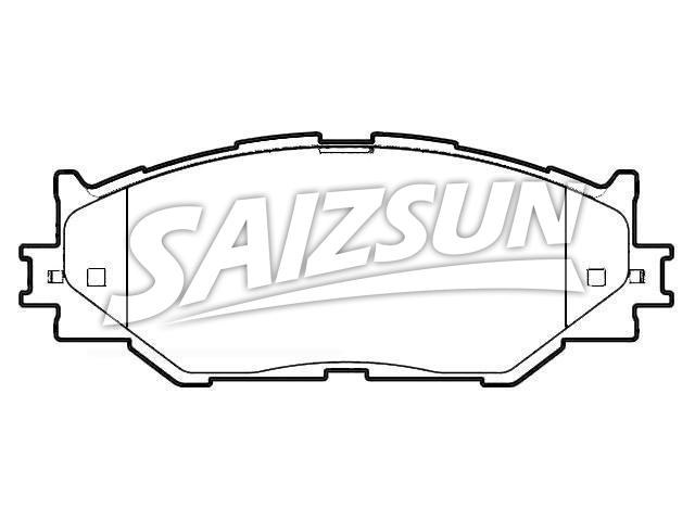 刹车片 Brake Pad Set:04465-53020