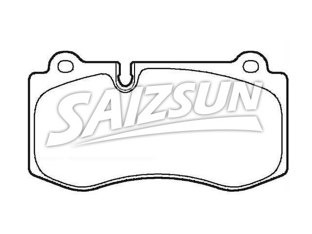 刹车片 Brake Pad Set:004 420 62 20