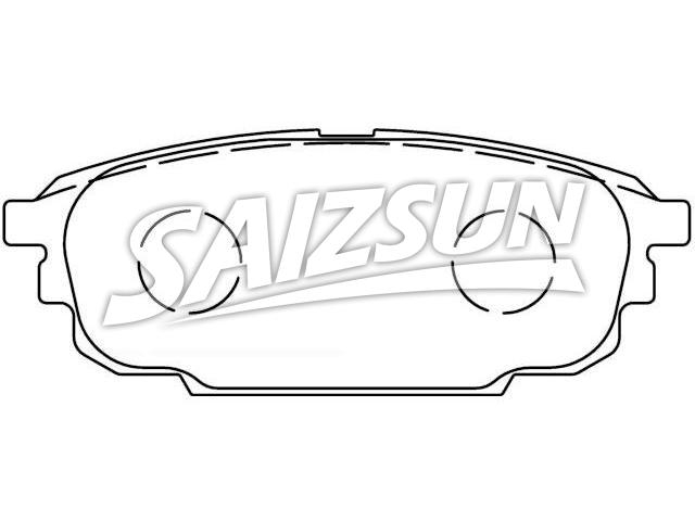Brake Pad Set:BKYT-26-43Z