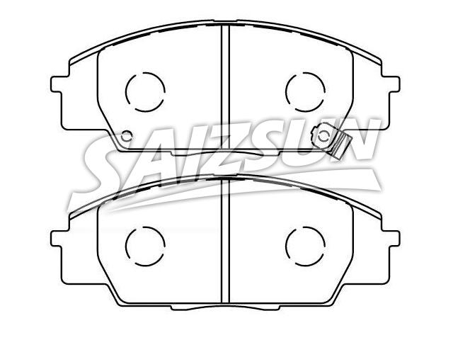 Brake Pad Set:45022-S2A-E01