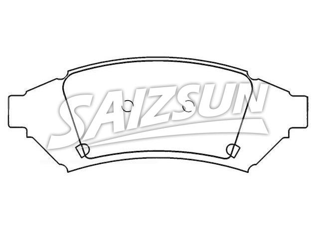 Brake Pad Set:18048676