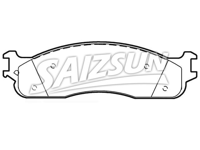 Brake Pad Set:5093267AA
