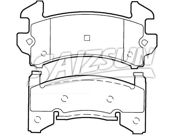 Brake Pad Set:18047809