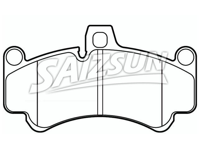 Brake Pad Set:996 351 948 01