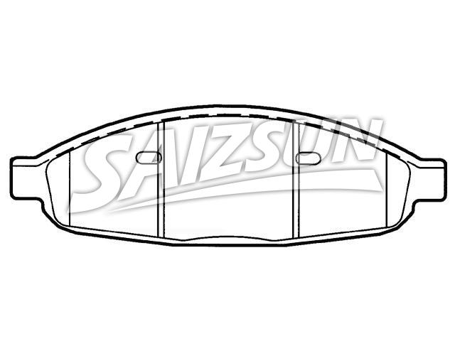 Brake Pad Set:5134358AA