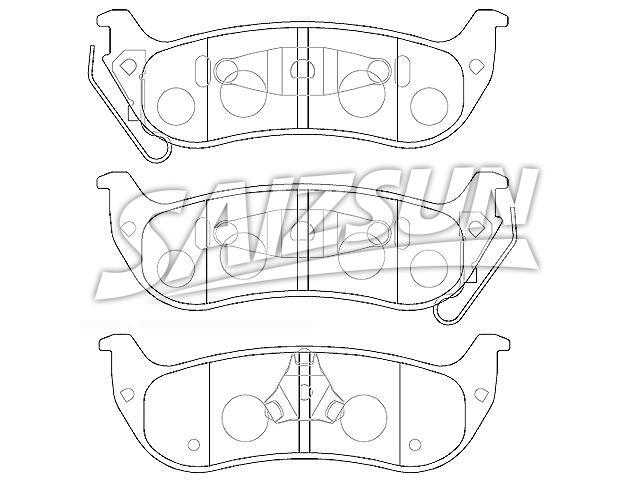 Brake Pad Set:5114439AA