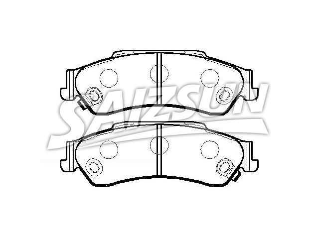 Brake Pad Set:18025475