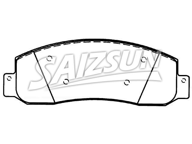 Brake Pad Set:5C3Z-2001-AA