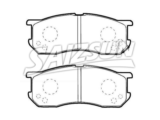 тормозная кладка Brake Pad Set:04491-87507-000