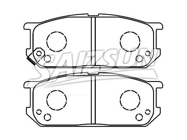 刹车片 Brake Pad Set:AN-741WK