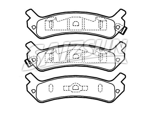 тормозная кладка Brake Pad Set:58201-33A00