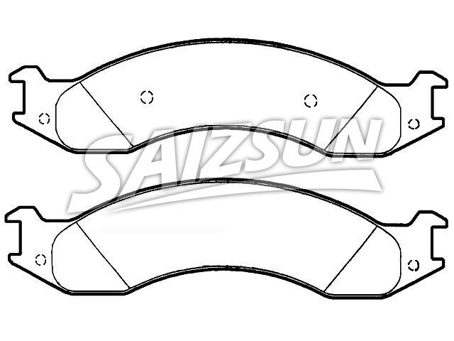 тормозная кладка Brake Pad Set:F2UZ-2001-A