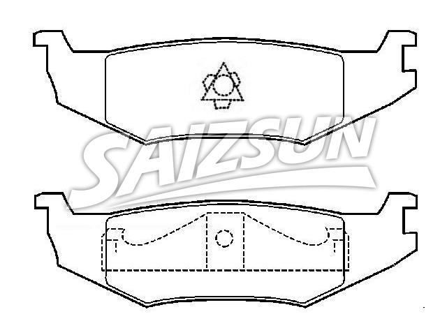 тормозная кладка Brake Pad Set:4383883