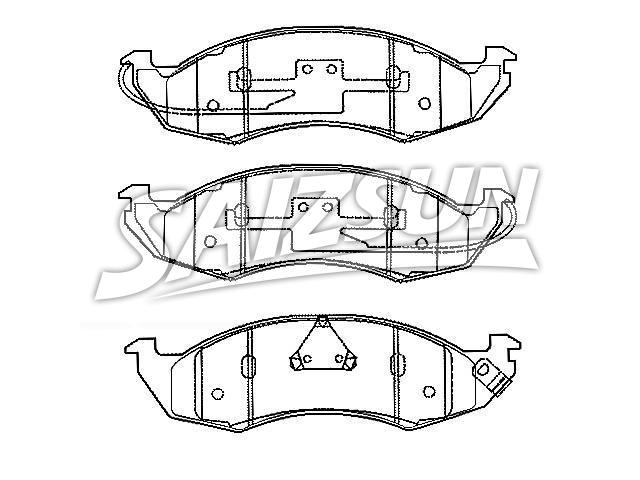 тормозная кладка Brake Pad Set:41060-0B025