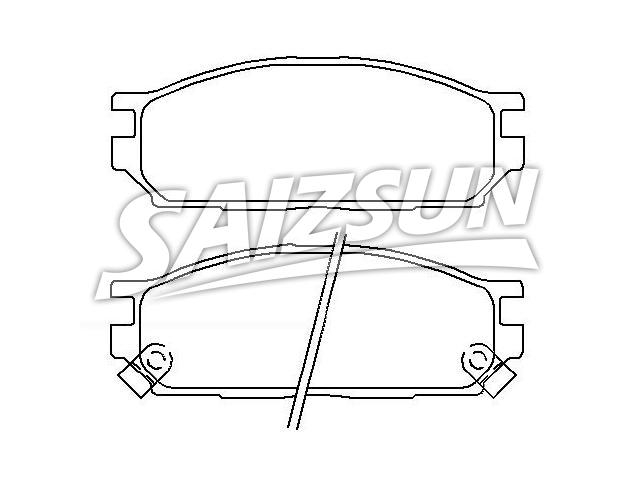 тормозная кладка Brake Pad Set:MB699577