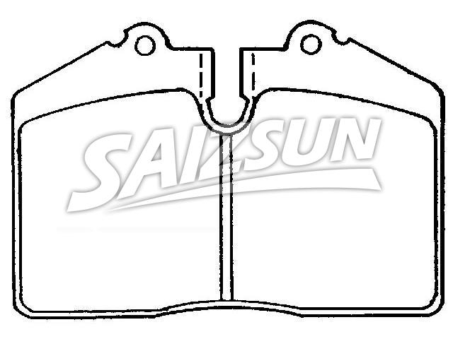 тормозная кладка Brake Pad Set:8A0 615 451