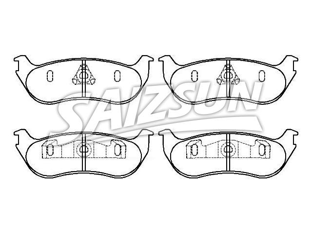 тормозная кладка Brake Pad Set:1L2Z-2200-AA