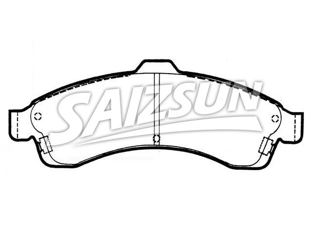 тормозная кладка Brake Pad Set:12497782