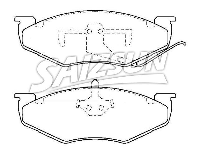 тормозная кладка Brake Pad Set:4383928