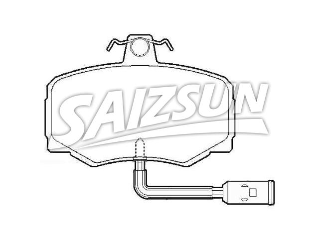 тормозная кладка Brake Pad Set:JLM577