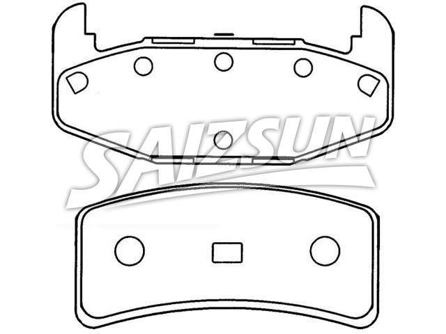тормозная кладка Brake Pad Set:12321443