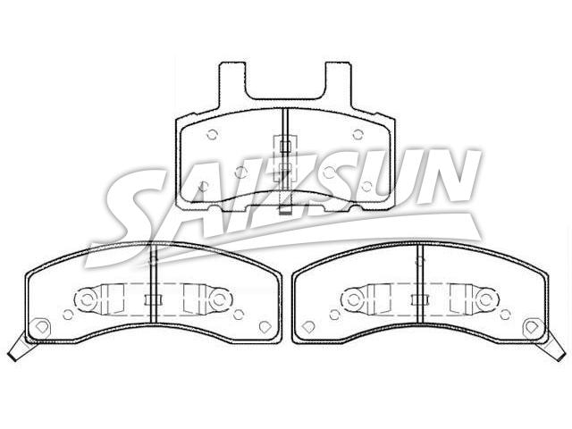 тормозная кладка Brake Pad Set:12321431