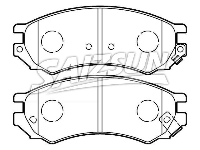 Brake Pad Set:41060-70N86