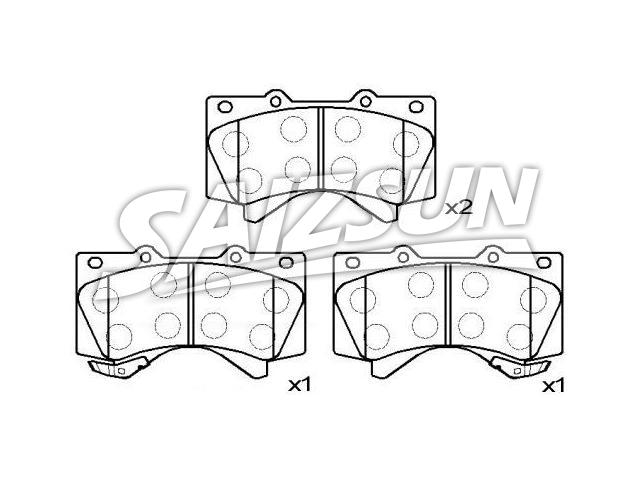 Brake Pad Set:04465-60280
