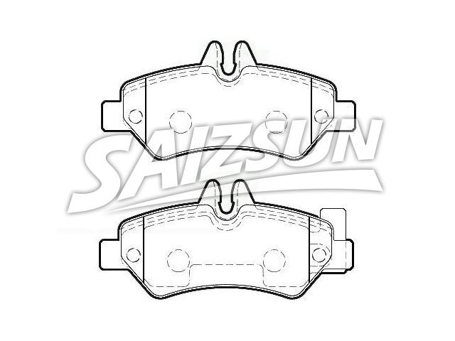 Brake Pad Set:004 420 69 20