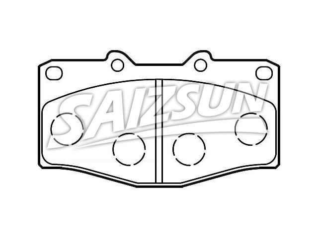 Brake Pad Set:04465-65010