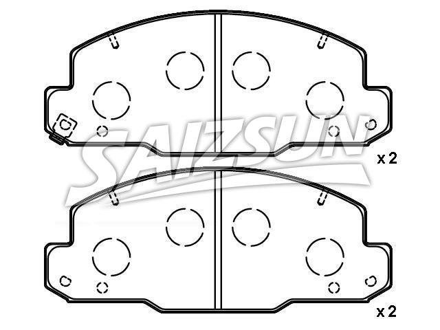 Brake Pad Set:04465-36030