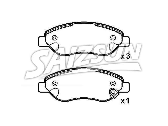 Brake Pad Set:16 05 355