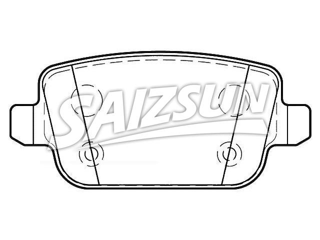 Brake Pad Set:LR003657