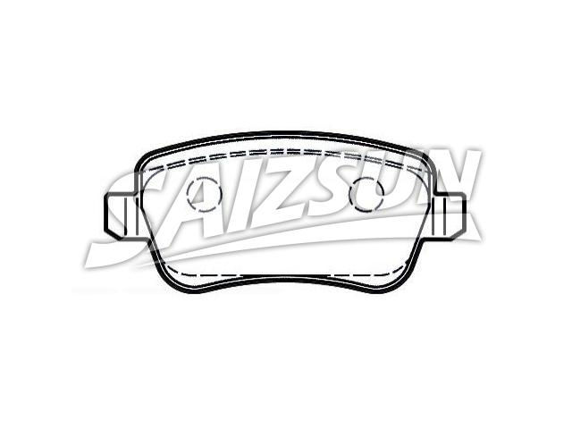 Brake Pad Set:77363607
