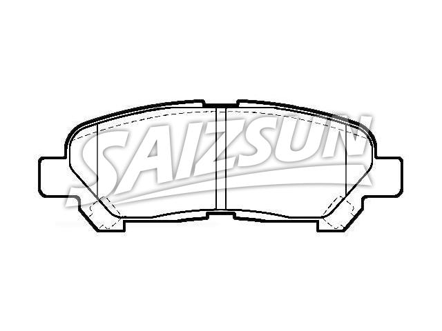 Bremsbelagsatz, Scheibenbremse Brake Pad Set:04466-48120