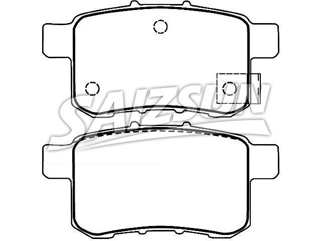 Bremsbelagsatz, Scheibenbremse Brake Pad Set:43022-TA0-A00