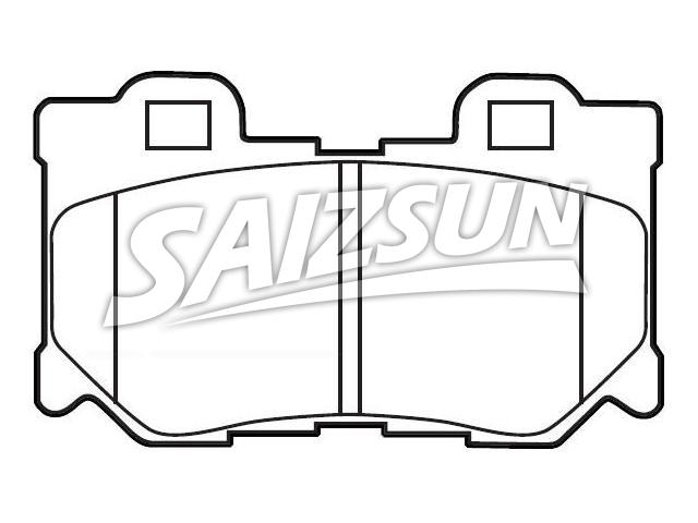 Bremsbelagsatz, Scheibenbremse Brake Pad Set:D4060-JL00A