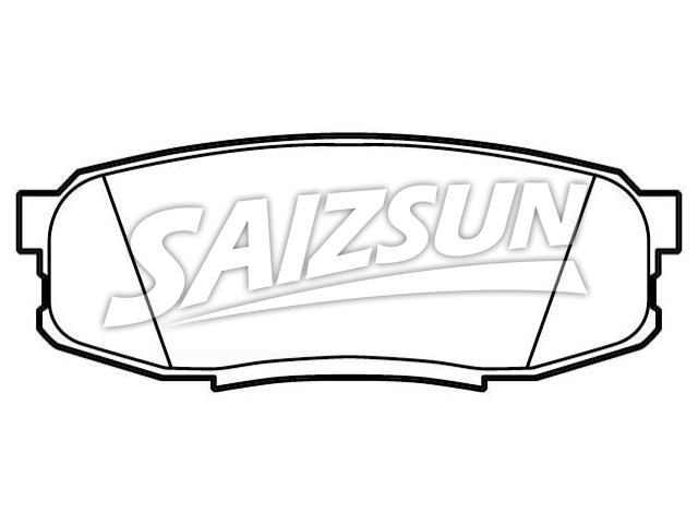 Bremsbelagsatz, Scheibenbremse Brake Pad Set:04466-0C010