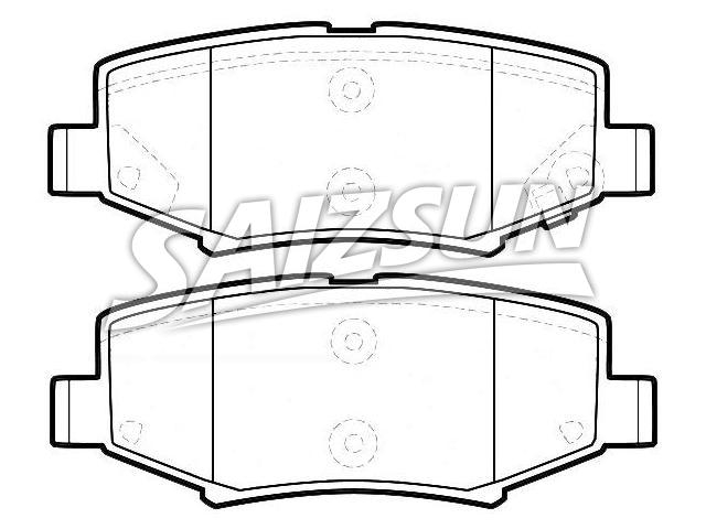 Bremsbelagsatz, Scheibenbremse Brake Pad Set:68003776AA