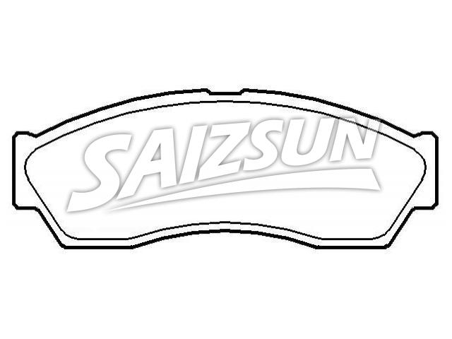 Bremsbelagsatz, Scheibenbremse Brake Pad Set:277942100114