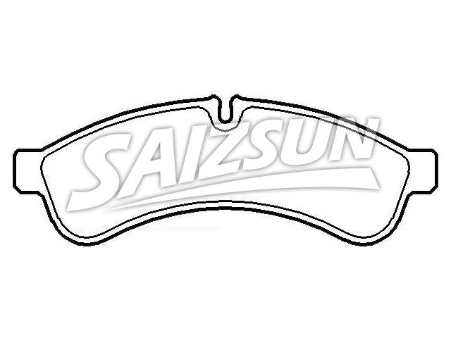 Bremsbelagsatz, Scheibenbremse Brake Pad Set:425556633