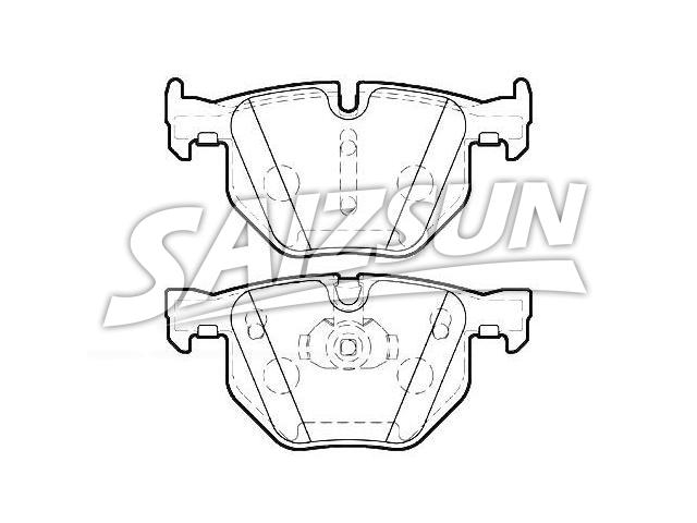 Bremsbelagsatz, Scheibenbremse Brake Pad Set:34 21 6 776 937