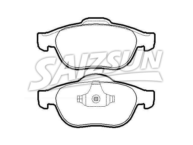 Bremsbelagsatz, Scheibenbremse Brake Pad Set:77 02 207 615