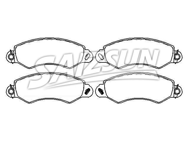 Bremsbelagsatz, Scheibenbremse Brake Pad Set:545990001
