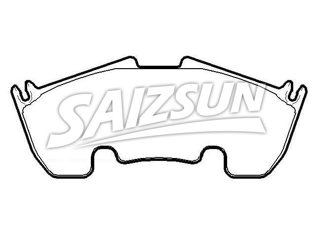 Bremsbelagsatz, Scheibenbremse Brake Pad Set:004 420 98 20
