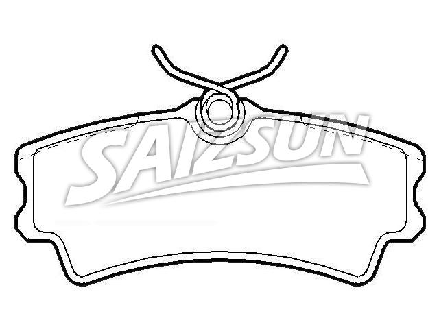 Bremsbelagsatz, Scheibenbremse Brake Pad Set:MDB2781