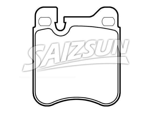 Bremsbelagsatz, Scheibenbremse Brake Pad Set:964 352 949 03